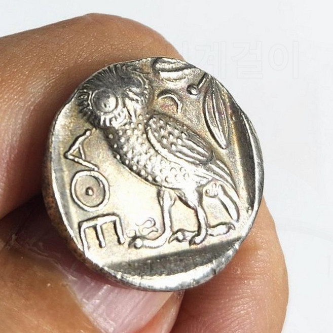 올빼미 동전 행운 장식 컬렉션 빈티지 골동 수집 엔틱거울, 상세페이지 참조