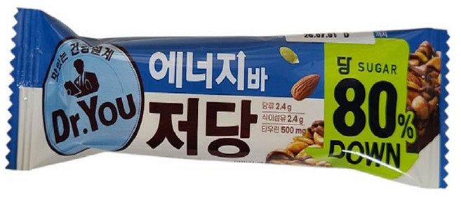 오리온 닥터유 에너지바 저당 1P 50g x20개 무배, 20개