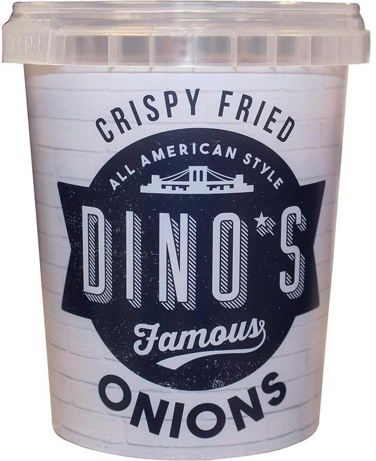 영국 디노스페이머스 Dino's Famous onions Golden Crunchy Topping 올 아메리칸 스타일 크리스피 후라이드 어니언 골든 크런치 토핑, 5개, 150g
