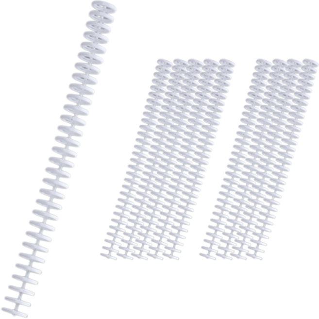 무아누 30공 바인더 루즈링, 화이트, 10개, 12mm