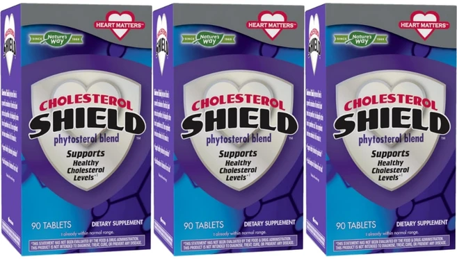 네이처스웨이 콜레스테롤 쉴드, 3팩, 90정 - 쿠팡