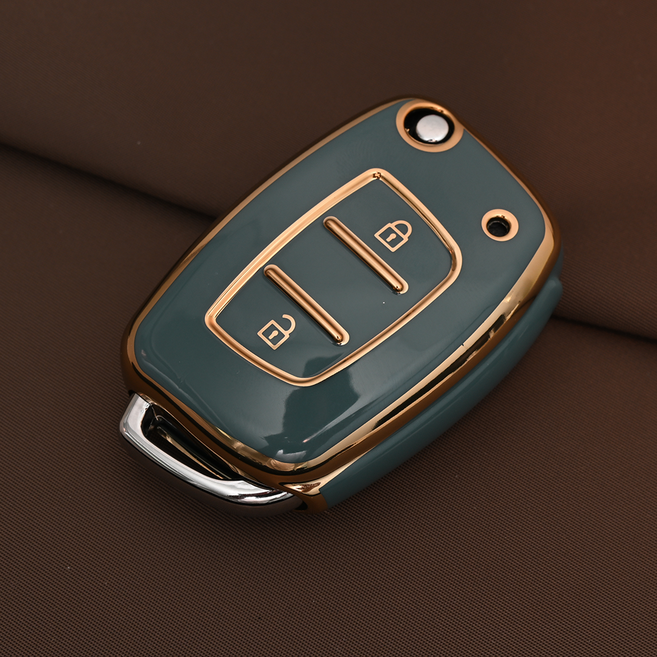 현대 포터 그랜드 스타렉스 호환 스마트 차 키케이스 키홀더 TPU 키커버 리모컨, TA85(2버튼), 그레이
