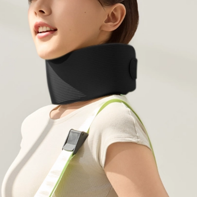 목디스크 거북목 교정 목보호대 통기성 메쉬 소재 탈부착 가능 세탁용 커버 증정 목디스크치료 정승제목보호대, 1개