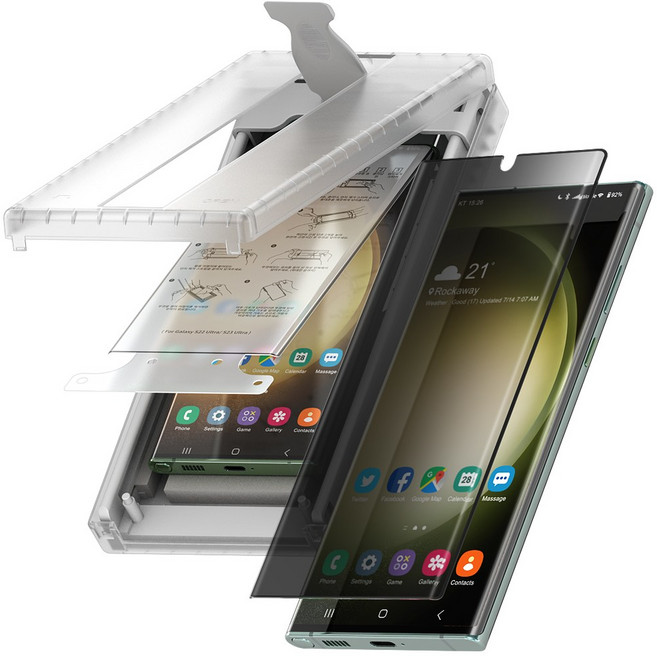 고부기 이지툴 하이브리드 강화 액정보호필름 2p, 1세트