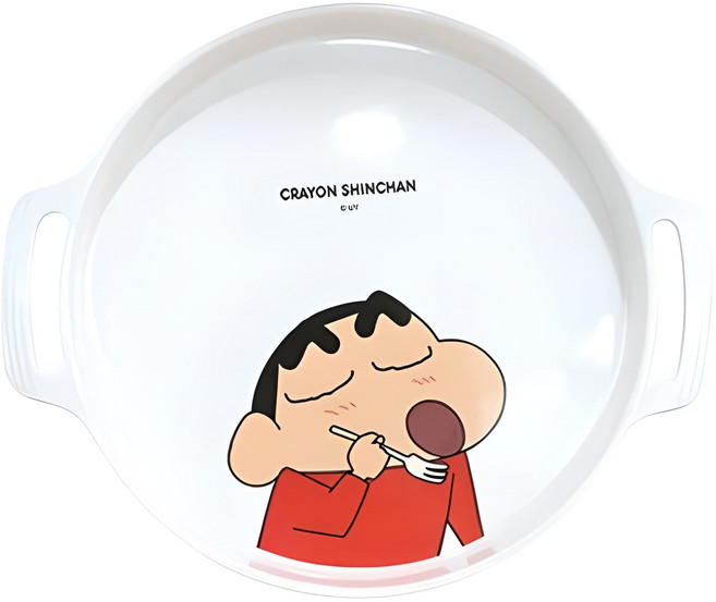 짱구 핸디형 접시 18cm, 혼합색상, 1개