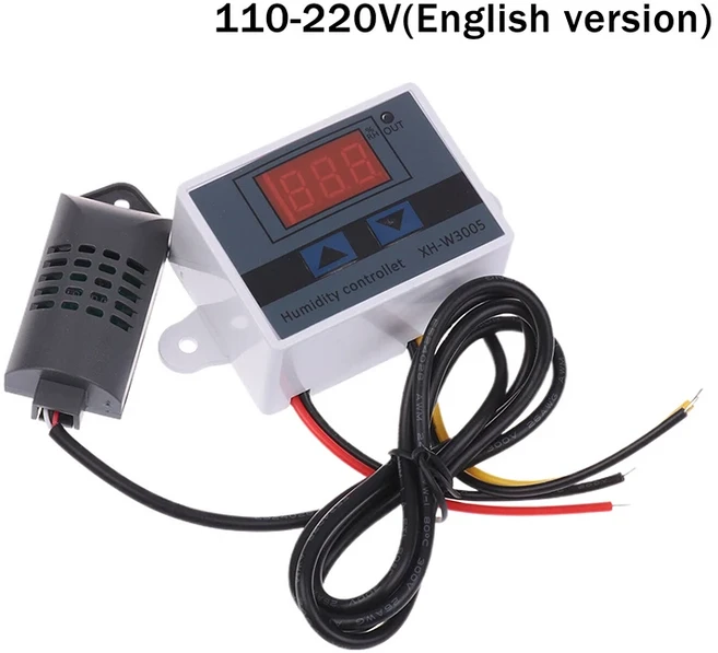 XH-W3005 디지털 습도 조절기 12V 제어 스위치 + 센서, 03 A5, 03 A5