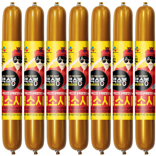 CJ 맥스봉 빅소시지 150g, 7개
