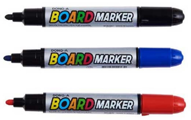 동아 화이트 보드마카 1개, 블랙