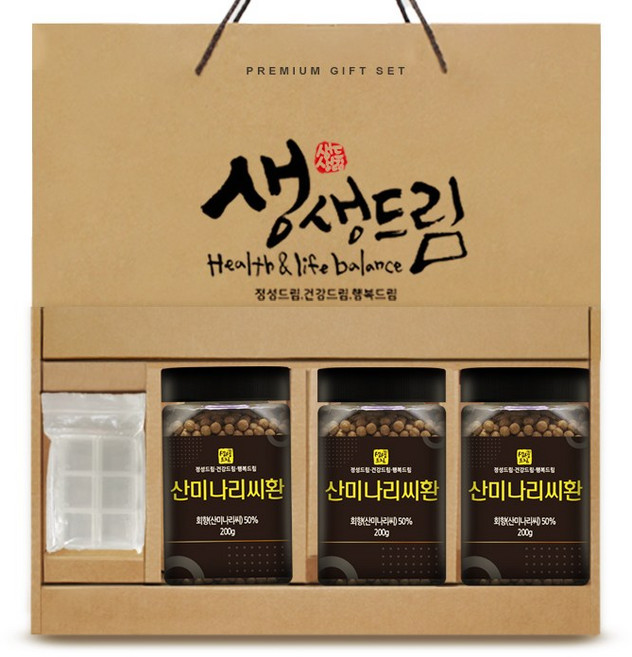 산미나리씨환 선물세트 200g 3개입, 3개