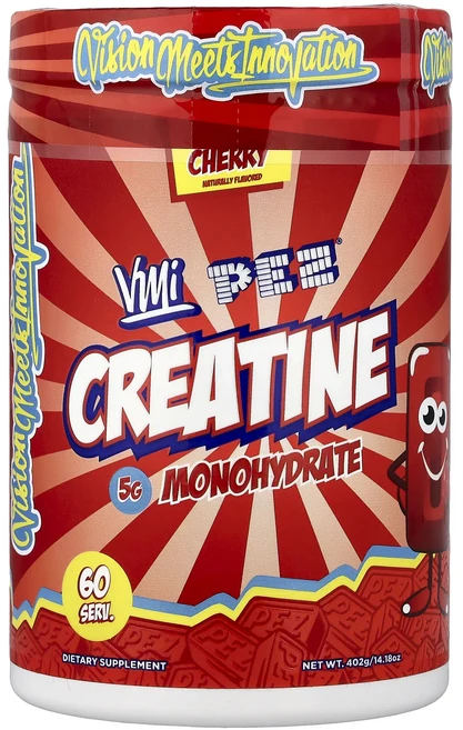 몸관리하세요 겨울입니다 VMI Sports 크레아틴 일수화물 Pez® 체리 402g(14.18oz) 특별관리진행, VMISports크레아틴일수화물Pez체리402g1418, 402g, 1개 - 쿠팡