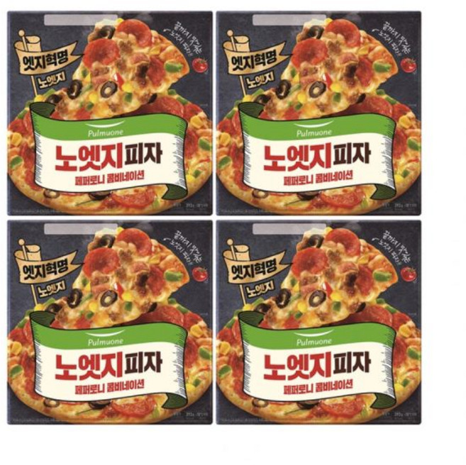 코스트코 풀무원 노엣지 피자 4판, 콤비네이션 x 4
