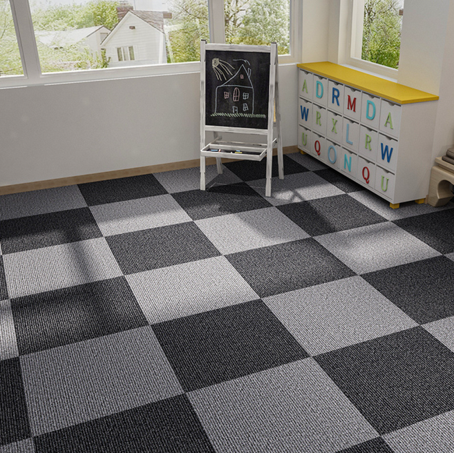 홈앤힐링 바닥 타일카페트 스티커형 6T 30x30cm 12개입