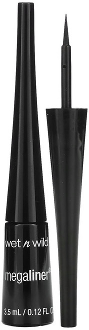 웻앤와일드 MegaLiner 리퀴드 아이라이너 C871A 블랙 3.5ml(0.12fl oz) WNW-48711