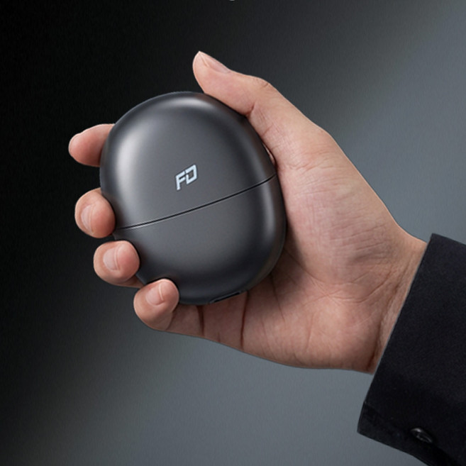 nicoliley 휴대용 전기면도기 남자 여행용 방수 미니 면도기 자석분리형 남자친구 선물, 블랙, 명절 선물 세트