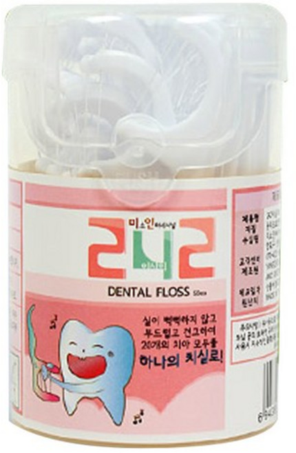 242 일회용 치실, 1.8cm, 50개입, 1개