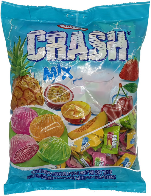 타야스 크래쉬 믹스 캔디 4가지 맛, 1kg, 1개