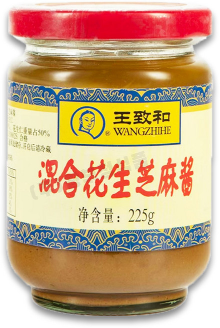 왕즈허 혼합 땅콩 즈마장 소스, 225g, 1개