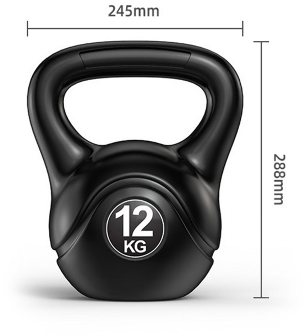 【居家健身】健身壺鈴 12 20KG 壺鈴 重訓壺鈴 拉環壺鈴 壺鈴訓練 重量壺鈴 重訓器材 包膠壺鈴 環保壺鈴, 1個, 【健身壺鈴】12KG