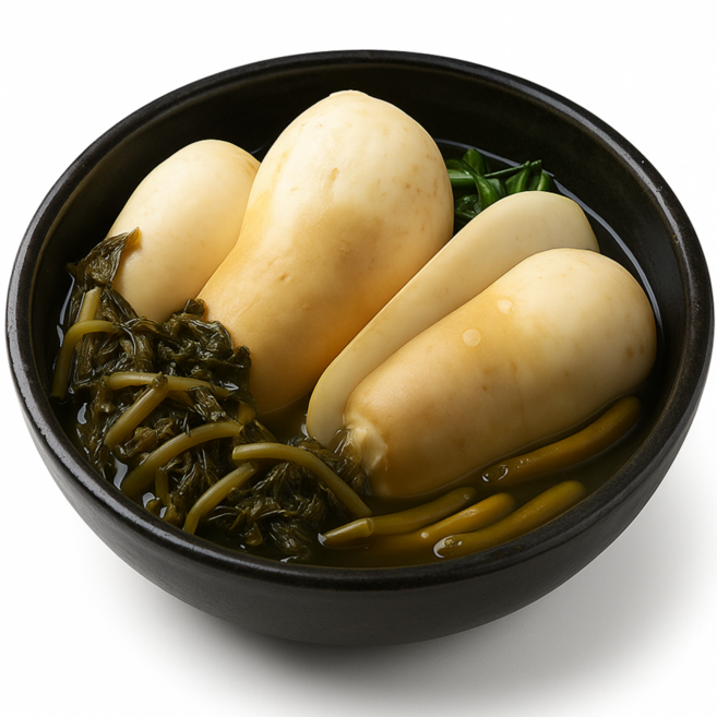 무명김치 전라도 동치미 겨울동치미, 2kg, 1개