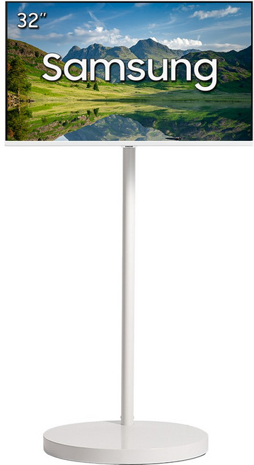 삼성 무빙스타일 M5 스탠다드 32인치 스마트 모니터 OTT 이동식 거치대 무빙 스탠드, 무빙스타일 M5 화이트, 80.1cm