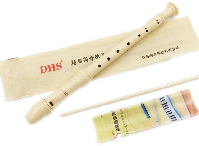 DHS 高音直笛, 1個, DHX 八孔, 米白色