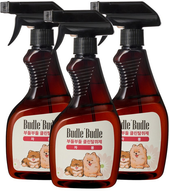 부들부들 NEW 클린 탈취제 (자몽향) 530ml, 3개