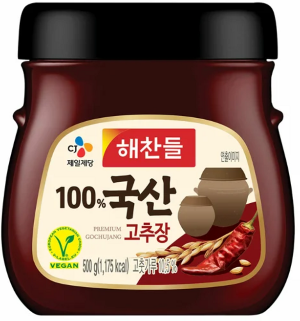 100% 국산 고추장, 500g, 1개