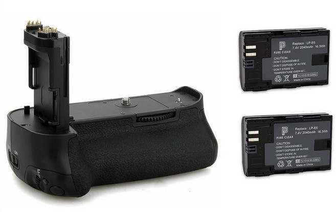 캐논 BG-E20 호환 배터리그립+LP-E6 호환배터리 2개 EOS 5D MARK IV 5D MARK4, BG-E20 호환그립+LP-E6 호환배터리 2개, 1개
