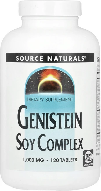 소스네츄럴스 제니스테인 쏘이 컴플렉스 1000mg 120알, SNS00050, 120정, 1개 - 쿠팡