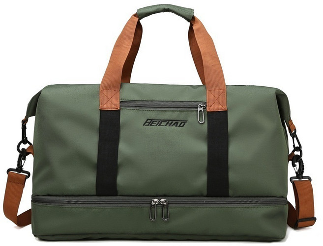BEICHAD 旅行袋 乾濕分離 獨立鞋倉 大容量 手提行李袋 運動健身包