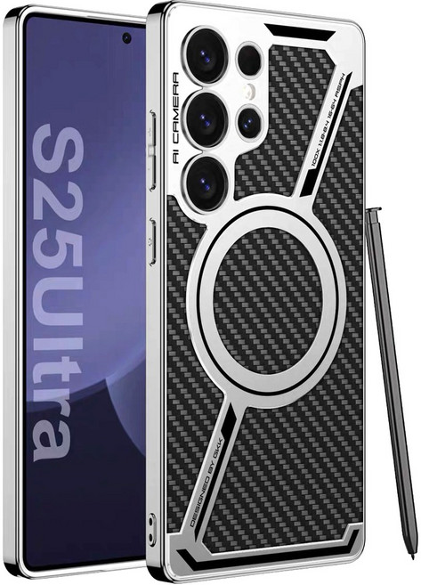 갤럭시 초슬림 마그네틱 가죽 맥세이프 케이스