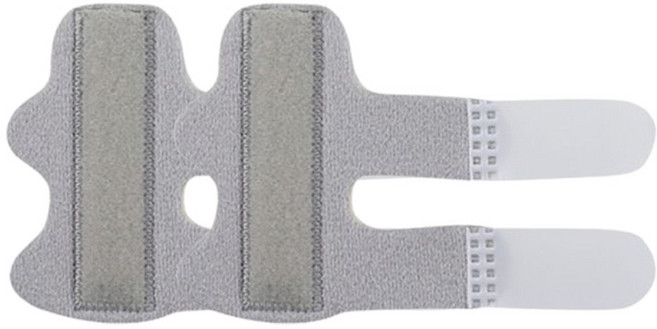 어클렛 손가락고정 보호 지지대, 그레이, 2개