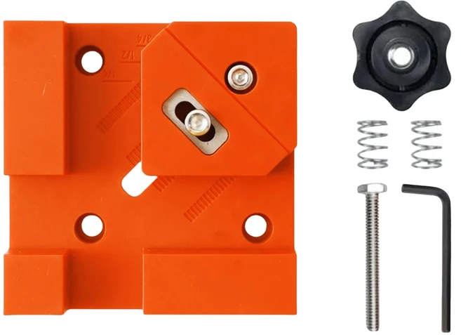 금속 코너 클램프 마모 방지 포지셔닝 클램핑 사각형 사진 프레임 유리 홀더용 다목적 직각, 03 ORANGE, 01
