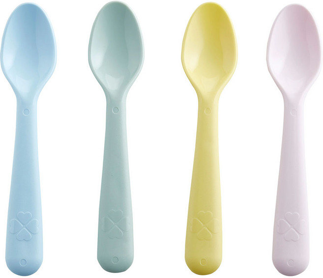 이케아 칼라스 스푼 4개입, 혼합색상, 1세트