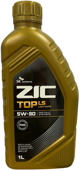 지크 X10 LS 가솔린 엔진오일, 3개, 5w30, 1L