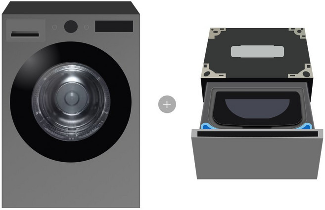 LG전자 RG18VN+FX4VCQ RG18VNX, 모던 스테인리스