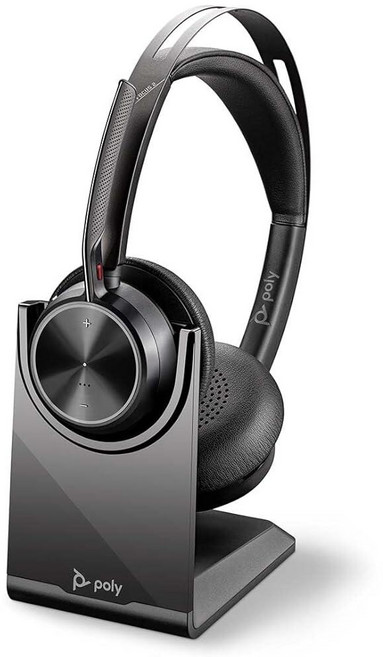 Poly Voyager Focus 2 USB-C-C 헤드셋 USB-C/A 어댑터 충전 스탠드 (A58JDAA)