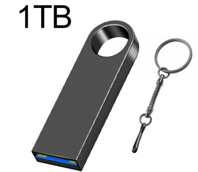 고속 메모리 USB 3.0 플래시 드라이브 방수 펜 1TB 금속 Cle 스틱 키 2TB 신제품, 05 USB 3.0 Black 1TB