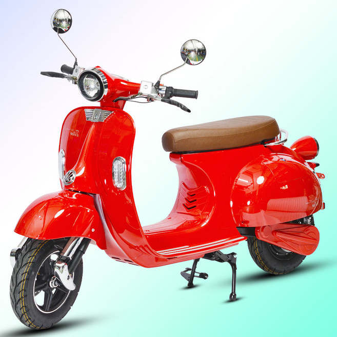 에코드라이브 타이탄2000 클래식 전기스쿠터 60V 58.8AH 출퇴근용 배달용, 시그널 레드 58.8ah, 레드