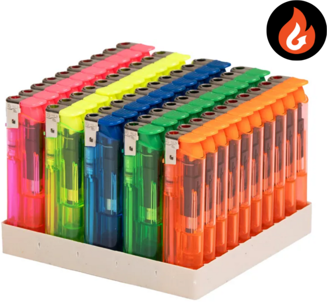 개업홍보용 광고판촉용 토끼 전자 라이터 50개, 토끼 투명