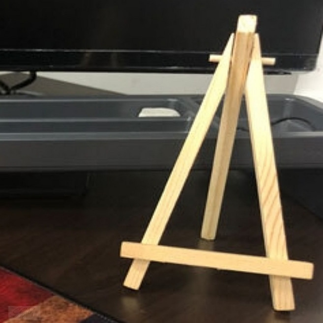 미니 원목 이젤 인테리어이젤 사진거치대 탁상용이젤 원목이젤