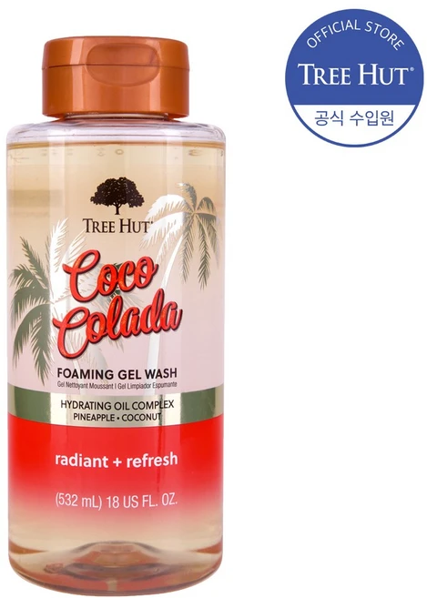 트리헛 포밍 젤 바디워시 코코콜라다, 532ml, 1개 - 쿠팡