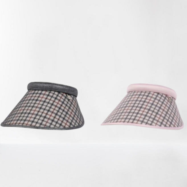 닥스 여성 체크 썬캡