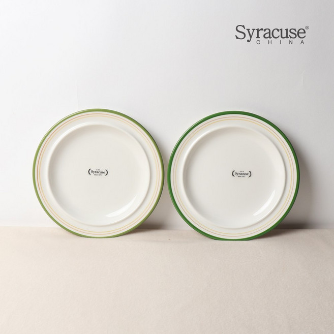 시라쿠스 메이플 접시 S, 코지그린, 2개