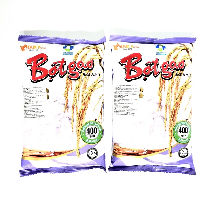 BOT GAO RICE FLOUR 봇가오 베트남 쌀가루 쌀100%제품, 2개, 400g - 쿠팡