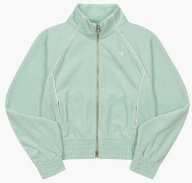 [르꼬끄] 져지 UQC QO422OFTO1-WGN 우먼스 에슬레저 벨루아 트랙탑 WGN