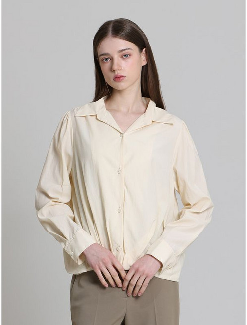 레노마레이디 솔리드 블루종 블라우스 택가격 199000원