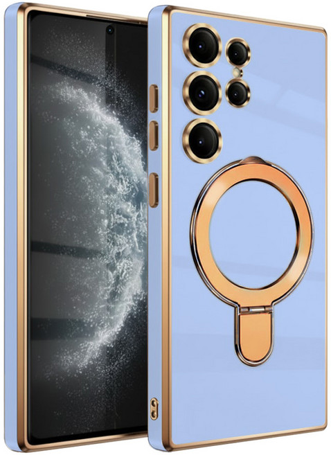 이케미 갤럭시24/ 갤럭시25/ 갤럭시26시리즈 맥세이프 호환 핑거링 거치대 케이스