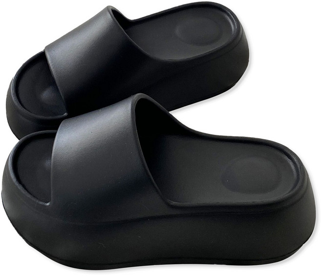 MASUN 키높이 6CM 발이편한 사무실 통굽 슬리퍼