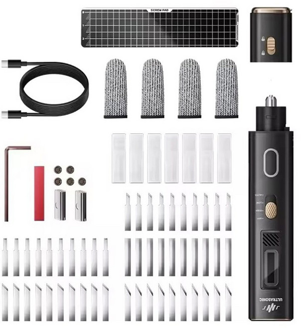 【가격 인하】JM-Y10 PRO 초음파 커터 절단 장치 35W 40KHZ 아크릴 탄소 섬유 보드 금속 목재 플라스틱 연, 01 As Shown